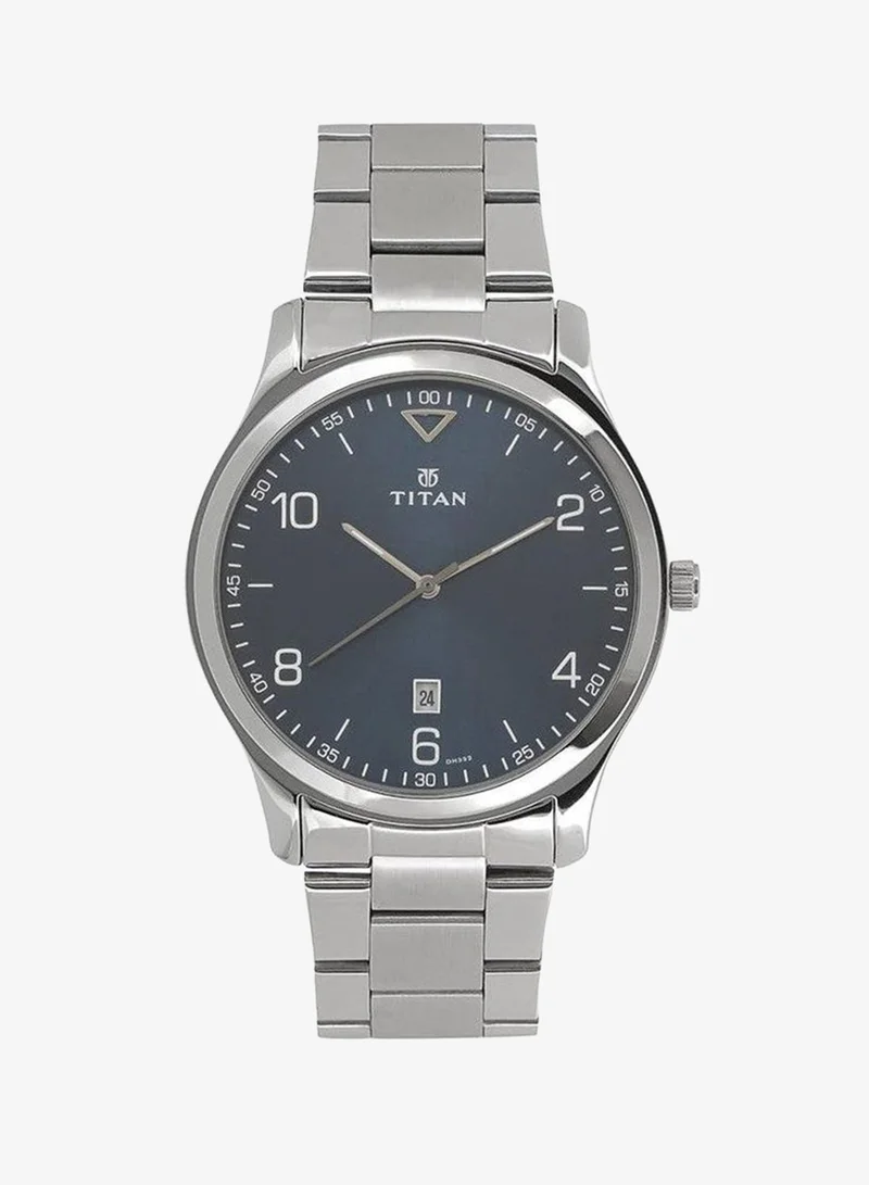TITAN Titan Neo Quartz Analog Blue Dial Silver Strap Men's Watch-NM1770SM03 / NL1770SM03
