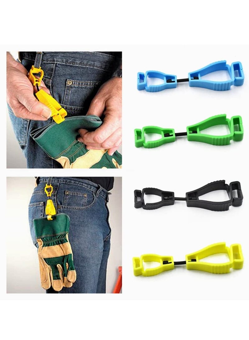 Generic Glove Clips 4Pcs Glove Clamp Grabber Work Gloves Clips Glove Clip Holder Hanger Towels Glove Holder for Workers Firefighters Construction Sites - Image 4