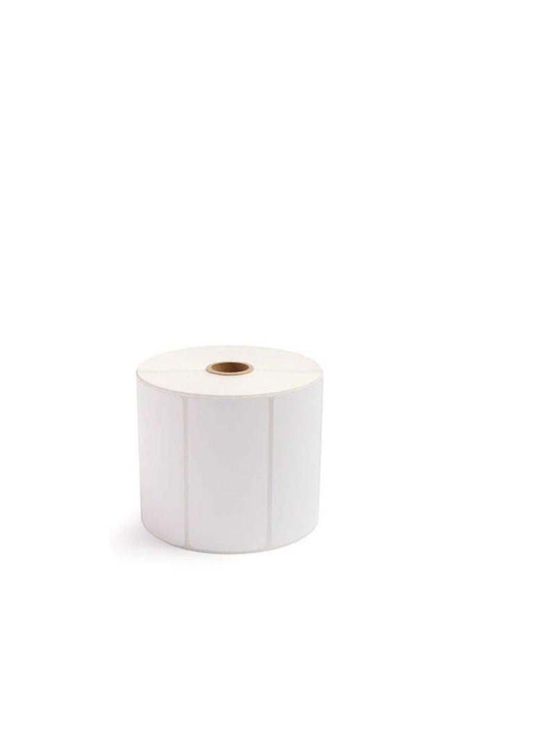 Terabyte Direct Thermal Barcode Label   100mm x  50mm  x 1.5" core - 1000 labels per roll    Compatible with Zebra, Honeywell  and other barcode printers using wax ribbon - Image 1