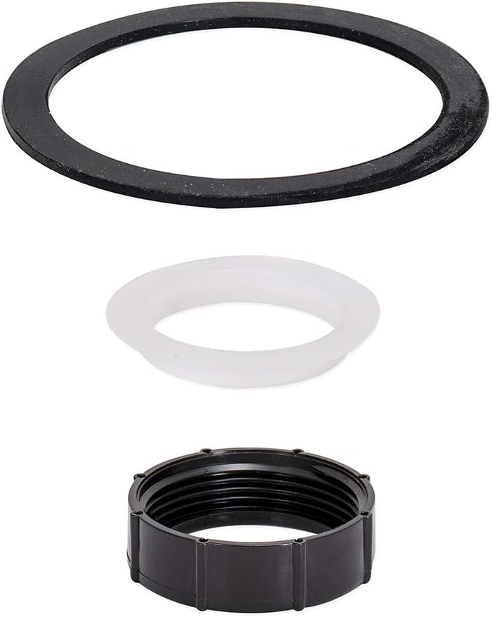 EZ-FLO 30006 Removable Kitchen Sink Basket Strainer Stopper Drain Assembly Kit - Economy White ABS Body for 3-1/2-inch to 4-inch Openings - Image 5