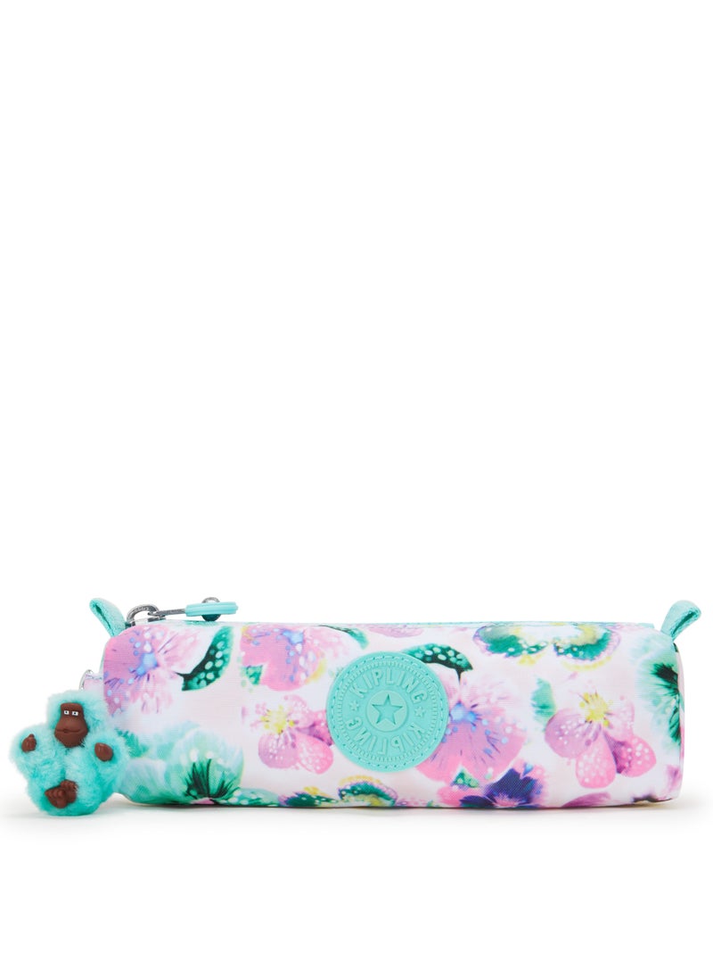 kipling Freedom-Medium pencase Aqua Blossom-I63107EC  - Image 1