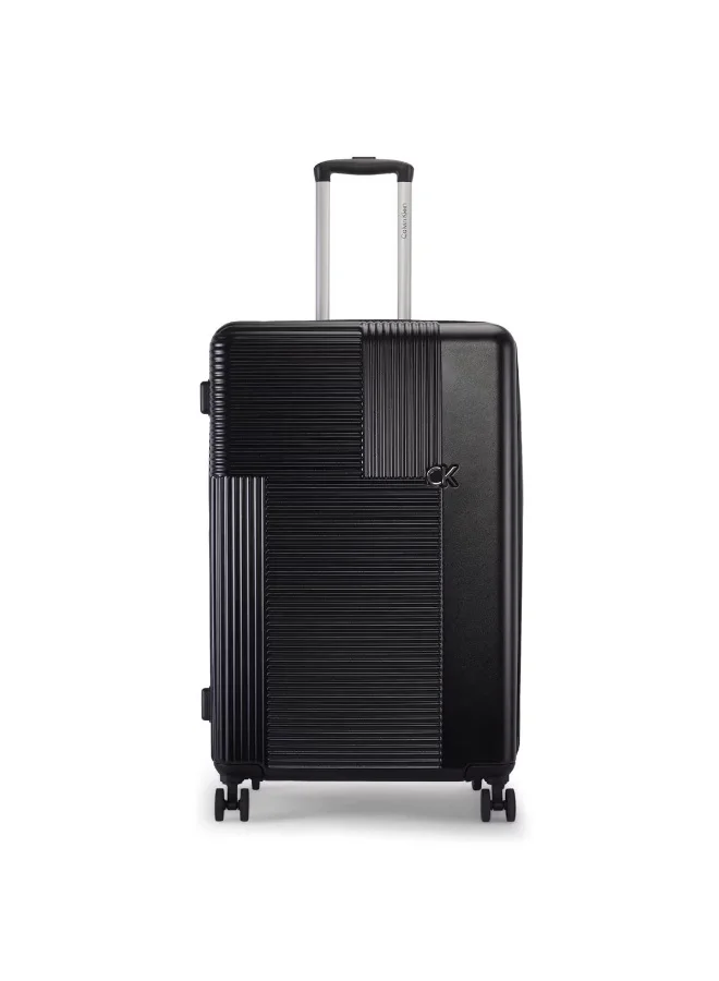 CALVIN KLEIN  Calvin Klein Astoria Hardside Luggage on Wheels for Unisex | Ultra Lightweight ABS with 4 Spinner Wheels | Color Black  | Best Price UAE