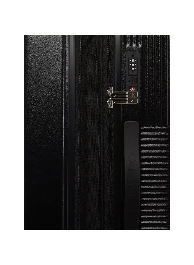 CALVIN KLEIN  Calvin Klein Astoria Hardside Luggage on Wheels for Unisex | Ultra Lightweight ABS with 4 Spinner Wheels | Color Black  | Best Price UAE