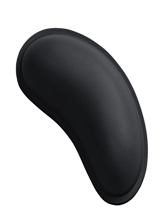 DAPESUOM Mouse Wrist Rest, Ergonomic Memory Foam Mouse Wrist Support, Leather Hand Rest Pad Cushion for Gaming, Office, Computer, Laptop, Wireless Mouse, Men, Women, Pain Relief & Easy Typing,Black - Image 1