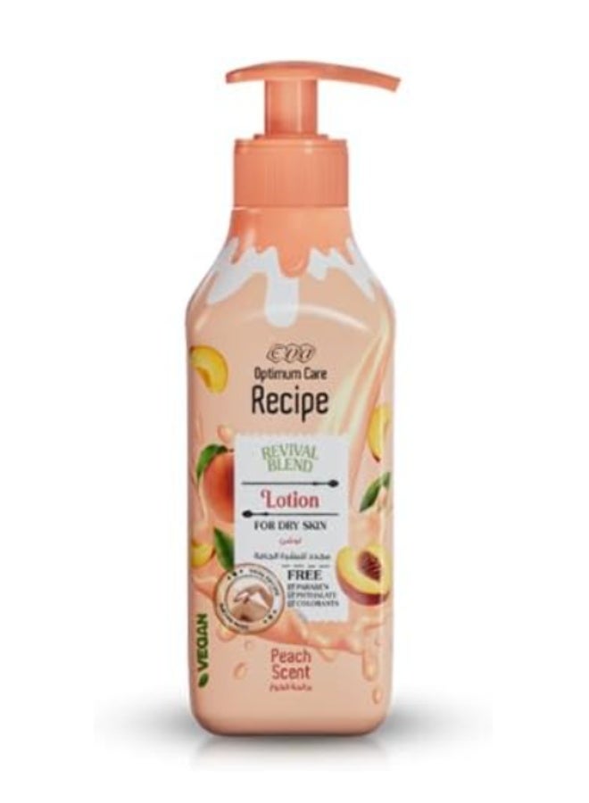 Eva Optimum Care Recipe Revival Blend Lotion With Peach Scent, 370 Ml - Image 1