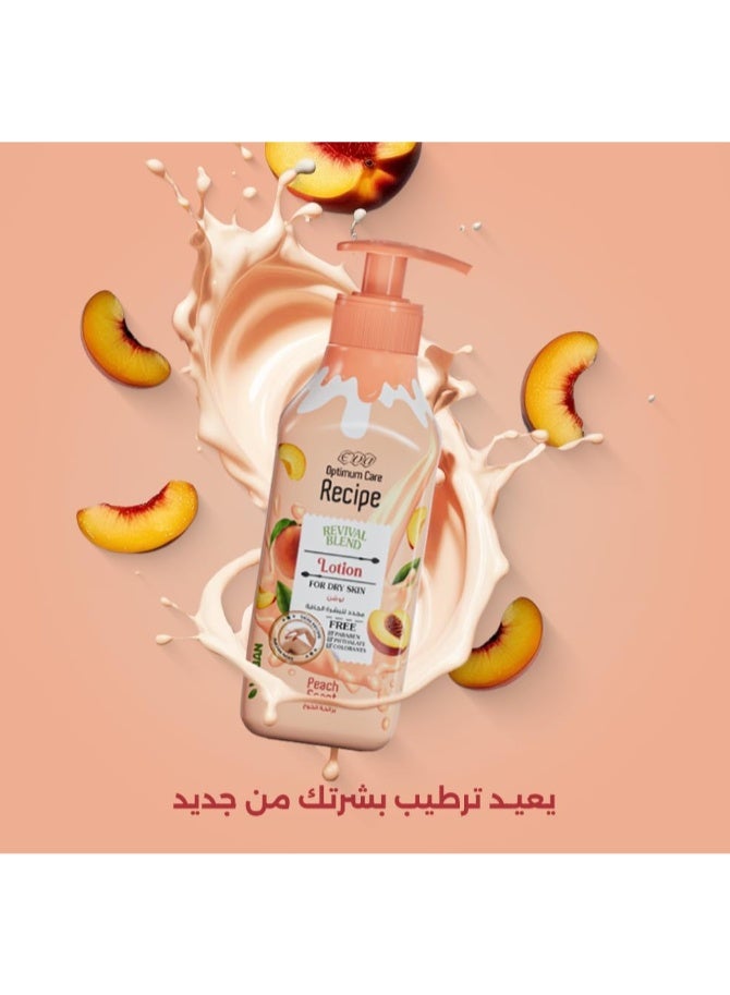 Eva Optimum Care Recipe Revival Blend Lotion With Peach Scent, 370 Ml - Image 2