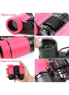 Generic Kids Binoculars Shock Proof Toy Binoculars Set for Age 3-12 Years Old Boys Girls Bird Watching Educational Learning Hunting Hiking Birthday Presents  - Image 2