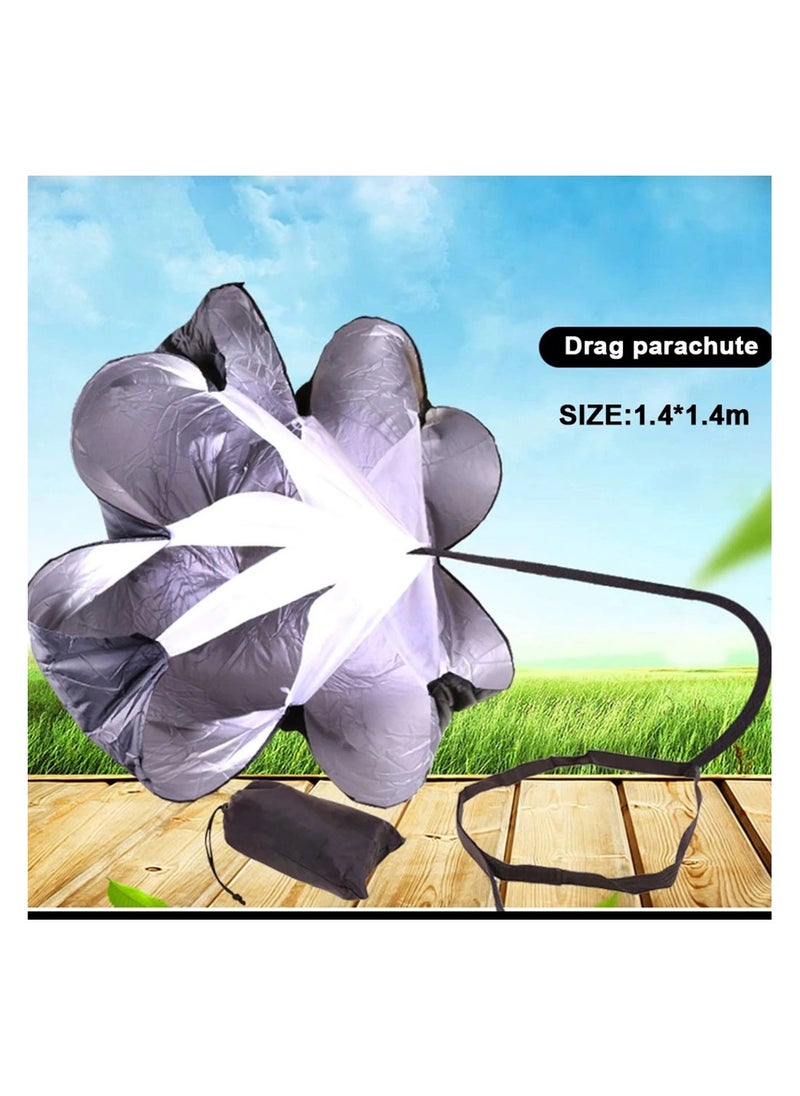 Generic Outdoor Training Resistance Parachute Agility Ladder Sign Discs Set Running Chute Exercise Fitness Sports Equipment  - Image 2