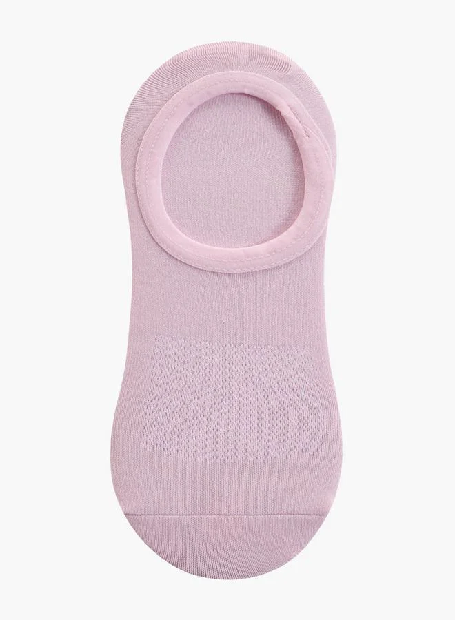 سبلاش فيڤ Pack of 3 No Show Cotton Socks