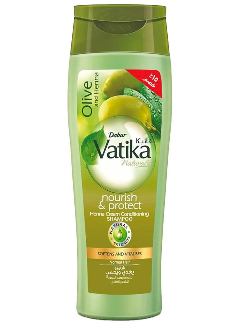 Vatika Nourishing & Protective Shampoo – Deep Care for Healthy, Shiny Hair 360ml