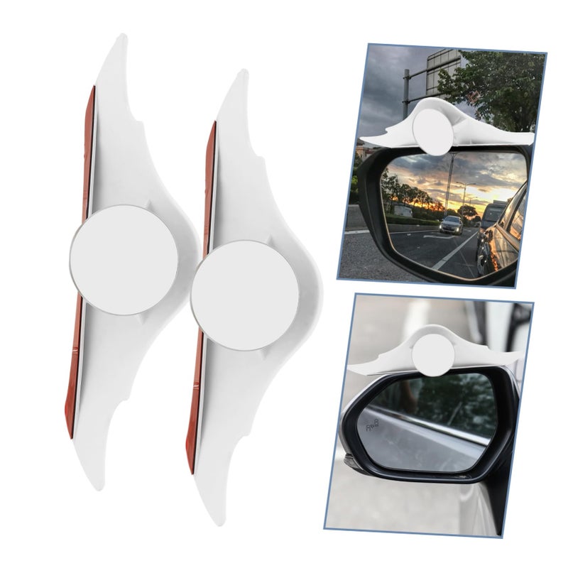 Universal Car Blind Spot Mirror 2 Pack Wide Angle Convex Rear View Mirror Easy Installation - Image 3