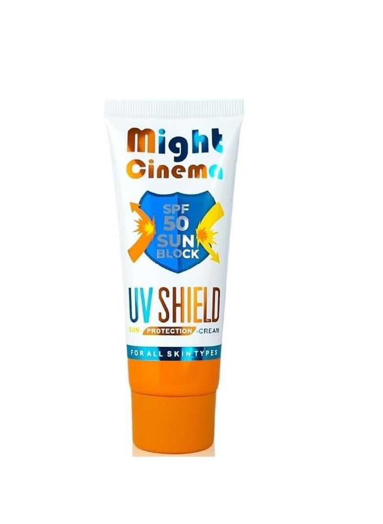 Might Cinema might cinema spf 50 sun block uv shield protection cream  - Image 2
