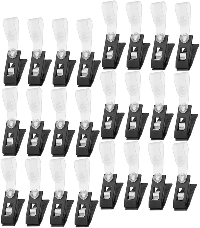 50pcs Garden Flag Clips Small Plastic Clamps for Flagpole Anti-Wind Outdoor Yard Flags Holder Accessories - Image 1