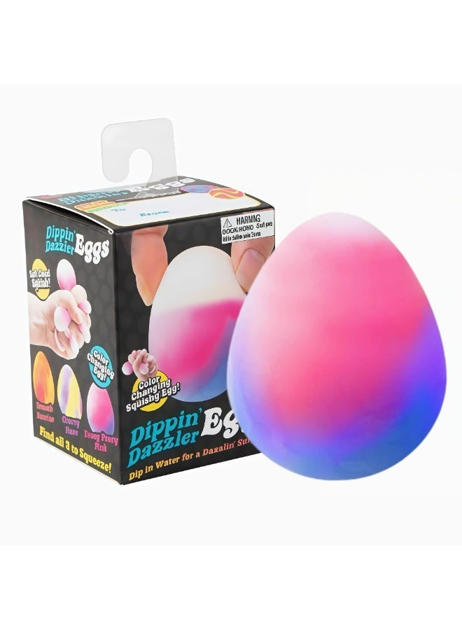 NeeDoh Squeeze Eggs for Anxiety Relief, Sensory Fidget Toy for Kids and Adults, Party Favors - Image 1