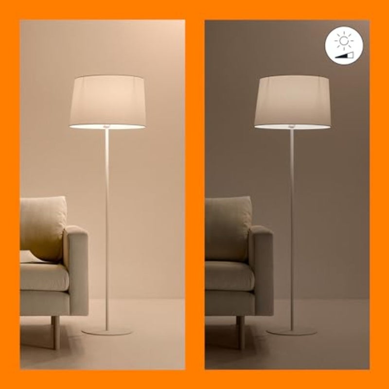 Home indoor lighting: frosted glass, warm-to-cool white, tunable white smart bulb with E27 screw base, WiFi app control for living room and bedroom - Image 5