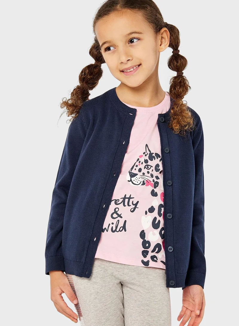 mothercare Kids Essential Knitted Cardigan