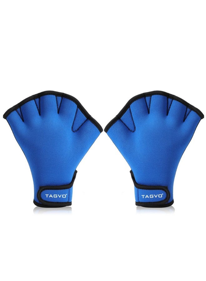 TAGVO Aquatic Gloves For Helping Upper Body Resistance Webbed Swim Gloves Well Stitching No Fading Sizes For Men Women Adult Children Aquatic Fitness Water Resistance Training - Image 1