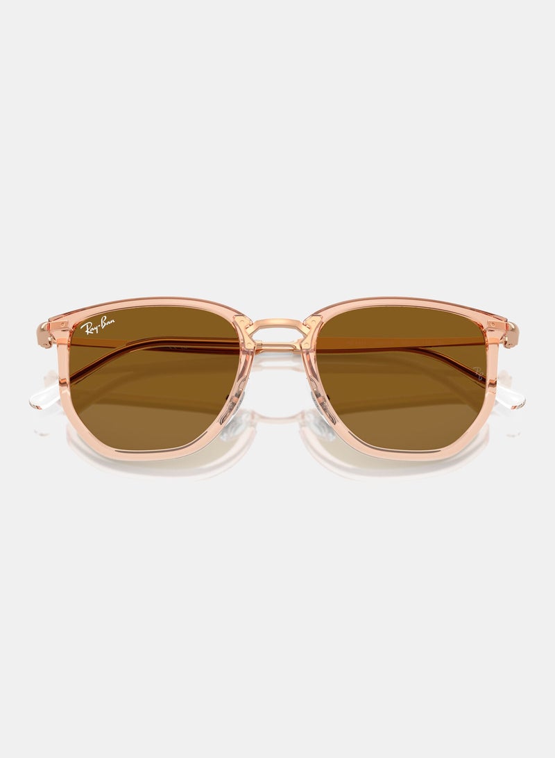 راي بان Men Full Rimmed Square Sunglasses 0RB4451 - Image 5