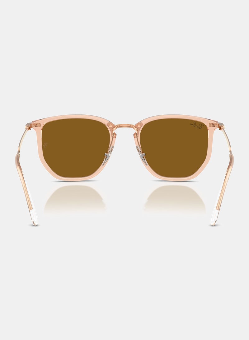 راي بان Men Full Rimmed Square Sunglasses 0RB4451 - Image 4