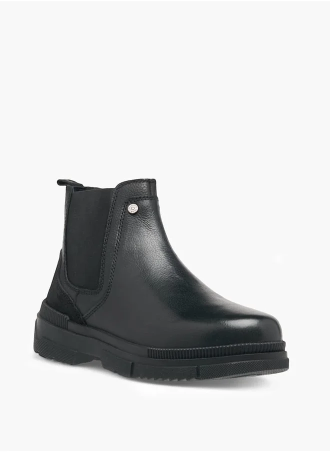 Lee Cooper Mens Solid Slip-On Chelsea Boots