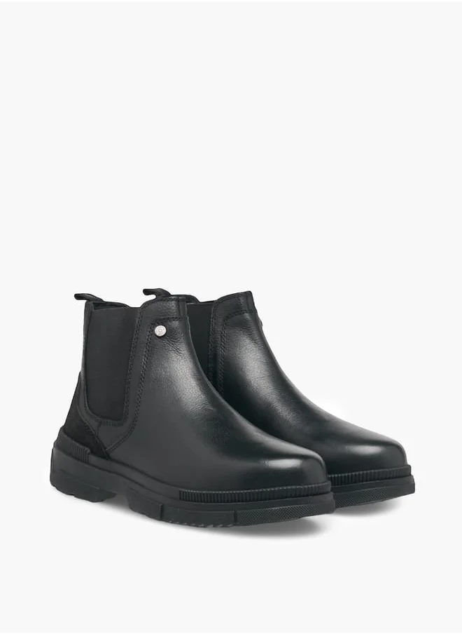 Lee Cooper Mens Solid Slip-On Chelsea Boots