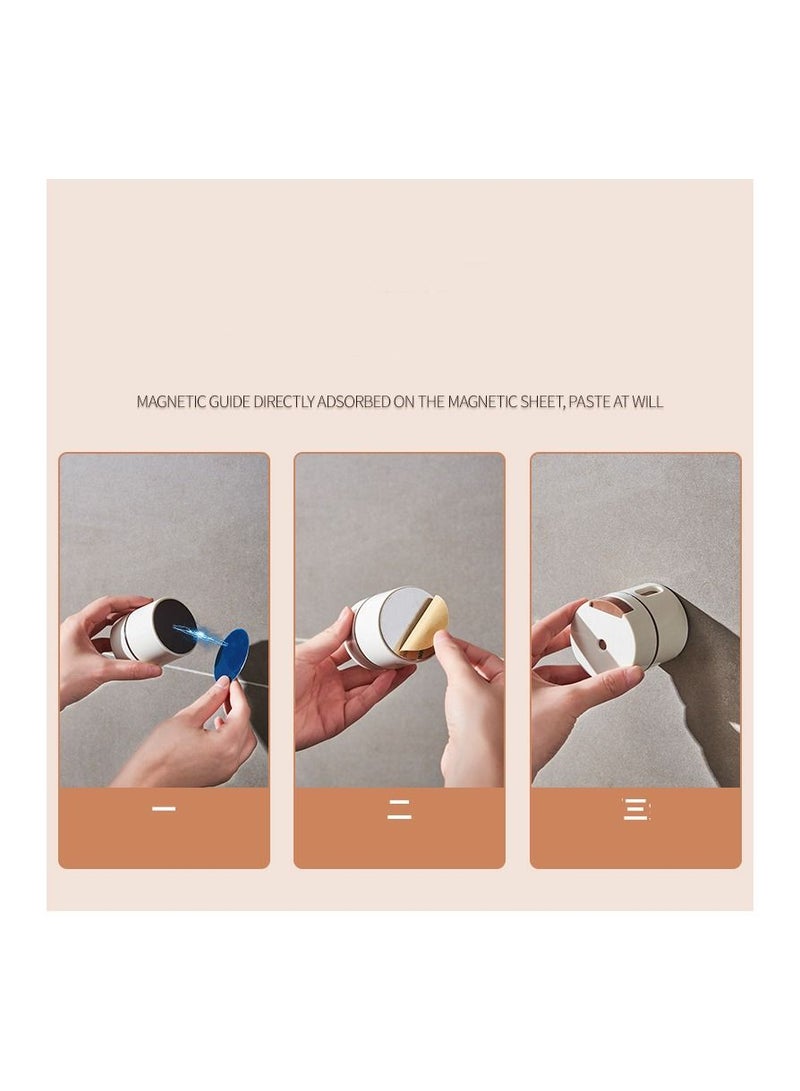 Seasoning Box Magnetic Quantitative Salt Shaker Household Moisture-proof Sealed Tank Kitchen Wall-mounted Jar Set Bottle Home  - Image 5