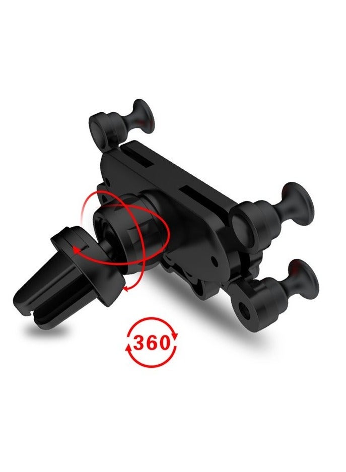 Car Phone Holder Air Outlet Phone Stand Gravity Plastic Driving Air Vent Mobile Mount - Image 4