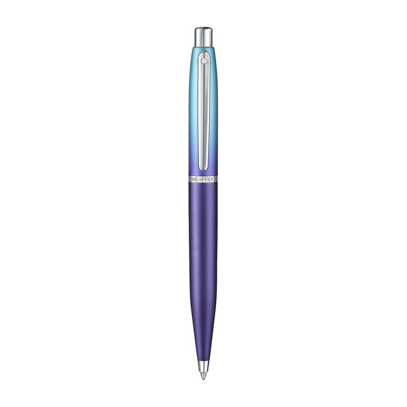 SHEAFFER Expressions VFM 9430 Blue and Purple Pearlised Gradient Ballpoint Pen with Chrome Plated Trims - Image 4