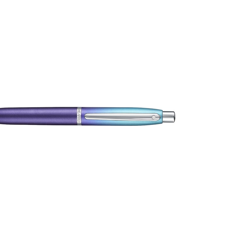 SHEAFFER Expressions VFM 9430 Blue and Purple Pearlised Gradient Ballpoint Pen with Chrome Plated Trims - Image 5