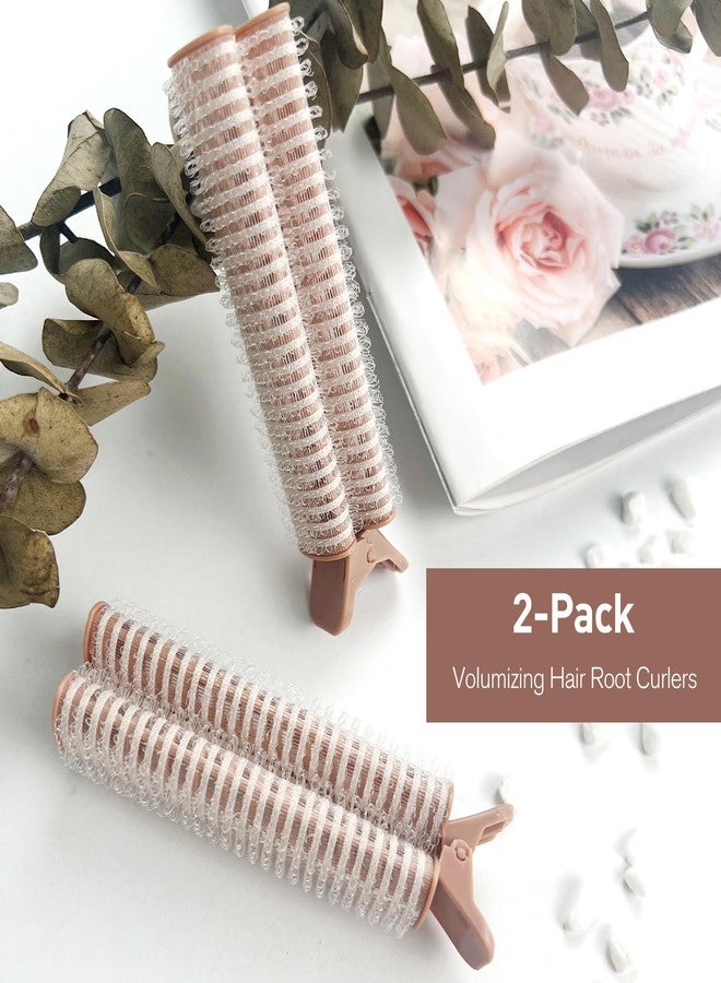 Jaasuee Volumizing Hair Roller Clip for Natural Hair Volume and Curl Easy-to-Use Root Lifting Clips for All Hair Types, 2 Pcs, White - Image 3