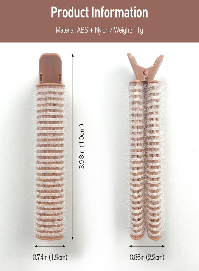 Jaasuee Volumizing Hair Roller Clip for Natural Hair Volume and Curl Easy-to-Use Root Lifting Clips for All Hair Types, 2 Pcs, White - Image 2