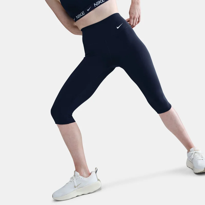 Nike Blue Women's One Dri-FIT Training Capri Leggings for Women | Best Price UAE