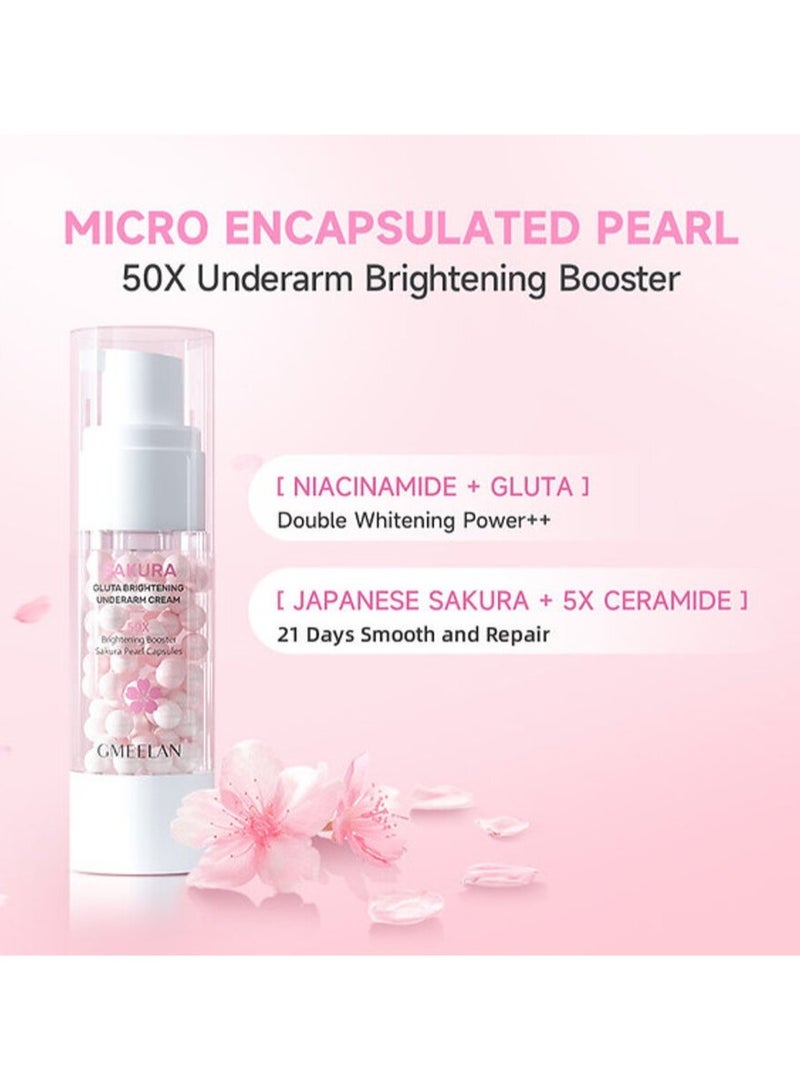 GMEELAN Sakura Underarm Whitening Cream | 30g - Image 3