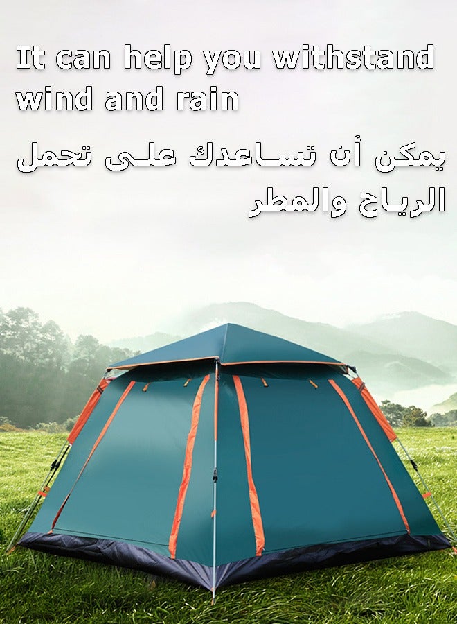 Mi VAZA Automatic Camping Tent - Easy Setup - Water Proof - UV Resistant - With Mosquito Net - 3/4 People Tent - Portable Camping Gear - Picnic Outdoors - Image 5