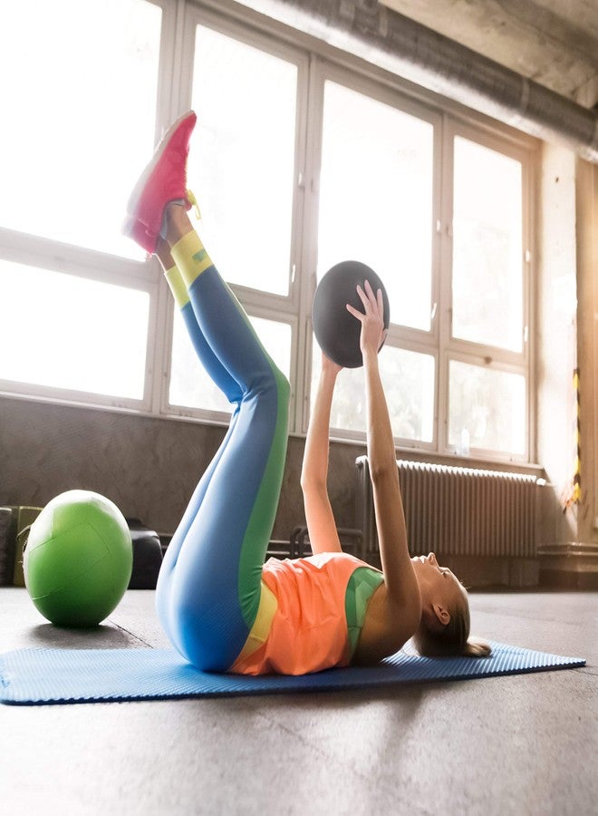 إربن فيت كرة تمارين صغيرة من URBNFit - كرة بيلاتس صغيرة مقاس 9 بوصات مع دليل لياقة بدنية لليوغا، والبار، والعلاج الطبيعي، وتمارين التمدد، وتمارين تقوية عضلات الجذع - أسود - Image 5