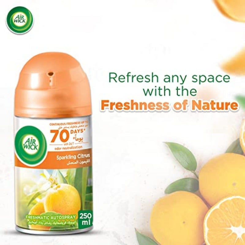 Freshmatic Autospray Refill Sparkling Citrus Scent 250 ml - Image 2
