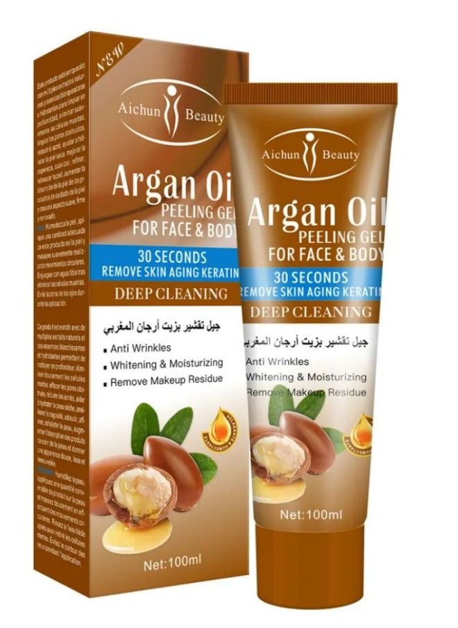 Aichun beauty Aichun beauty With Moroccan Argan Oil peeling gel 100ml  - Image 1