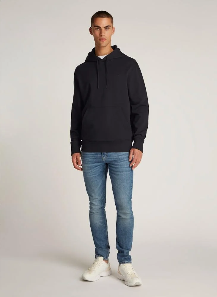 Calvin Klein Jeans Drawstring Graphic Logo  Print Hoodie