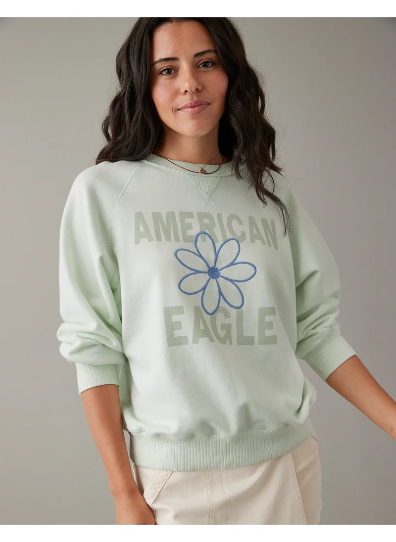 امريكان ايجل AE Funday Graphic Sweatshirt