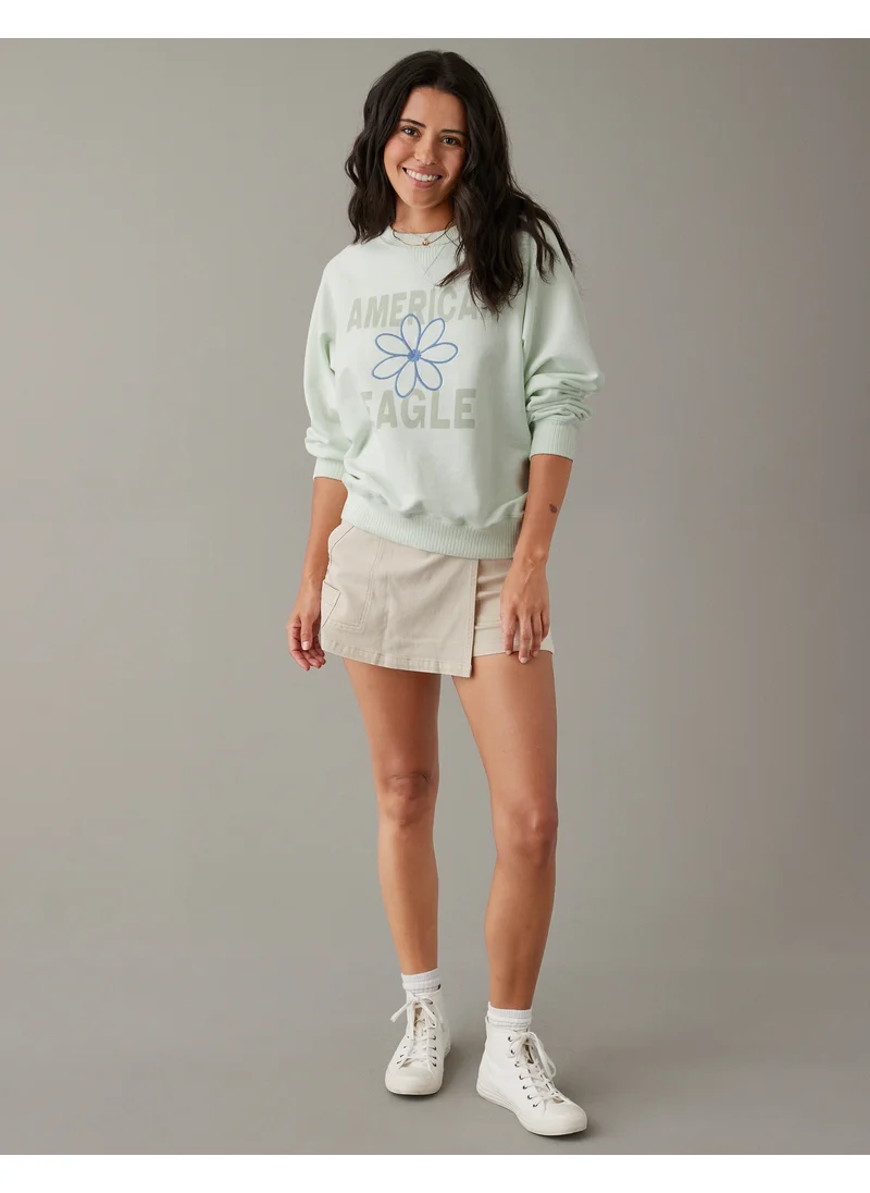 امريكان ايجل AE Funday Graphic Sweatshirt