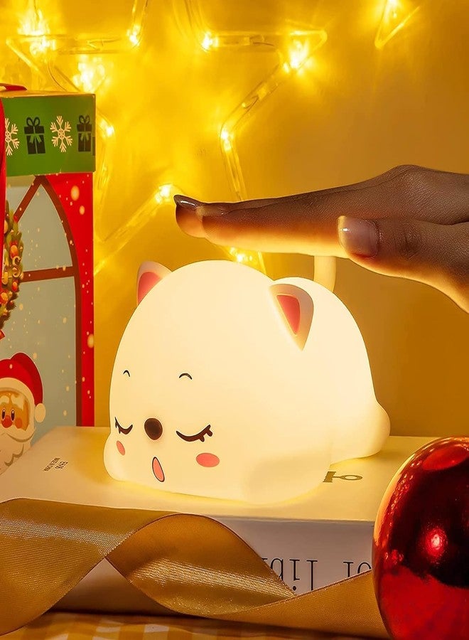 Swarush Panda Gifts for Girls Boys Baby Room Decor, Cute Nursery Decor Silicone Panda Bear Night Light for Bedroom with 7 Color Change Led Lamp., Multicolor - Image 2