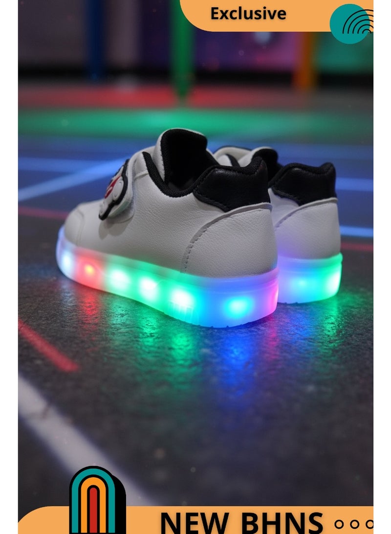stylish LED Light Up Kids Shoes - Light-Up Shoes for Girls and Boys, Light-Up Shoes for Girls and Boys, Light-Up Shoes for Kids, Sizes 20-25, Light-Up Design, Anti-Slip, Comfortable, Easy to Wear, Kids Shoes, Kids Walking Shoes, Kids Shoes with Light - Image 3