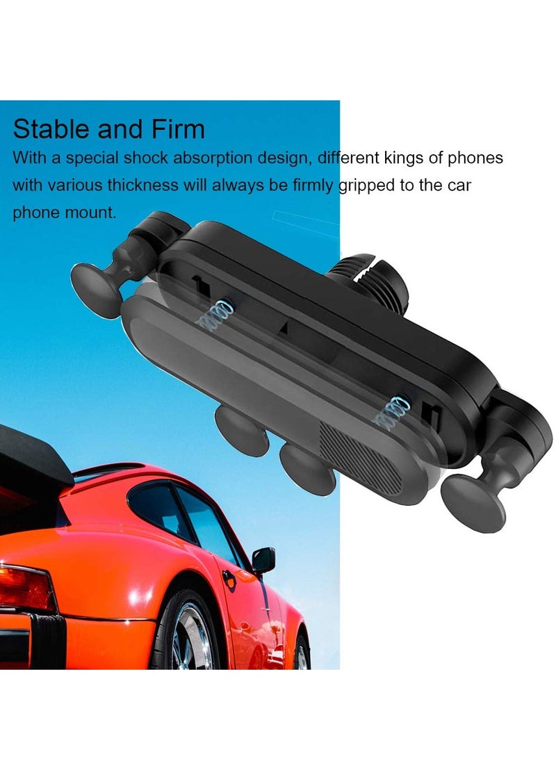 CATANES Universal Car Mount Holder 360 Degree Rotatable Gravity Phone Holder for Mobile Phones with Widths from 67 to 86mm /Model F1908 /Black - Image 4