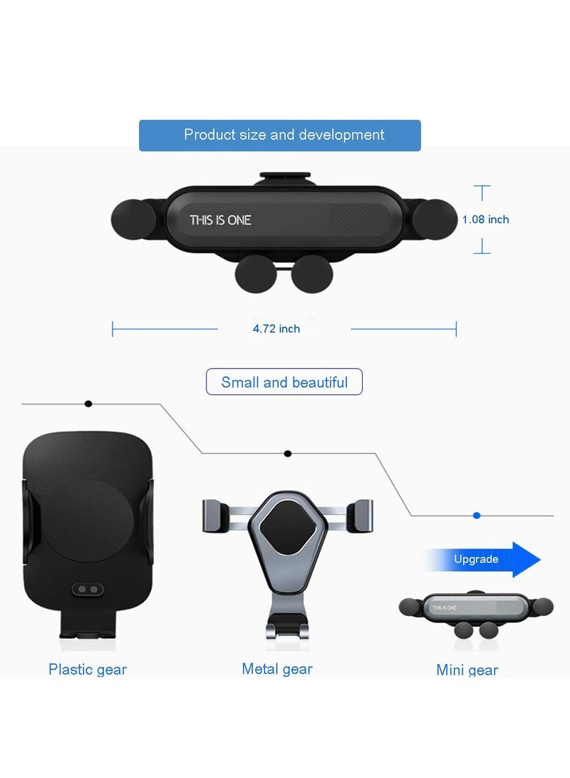 CATANES Universal Car Mount Holder 360 Degree Rotatable Gravity Phone Holder for Mobile Phones with Widths from 67 to 86mm /Model F1908 /Black - Image 3