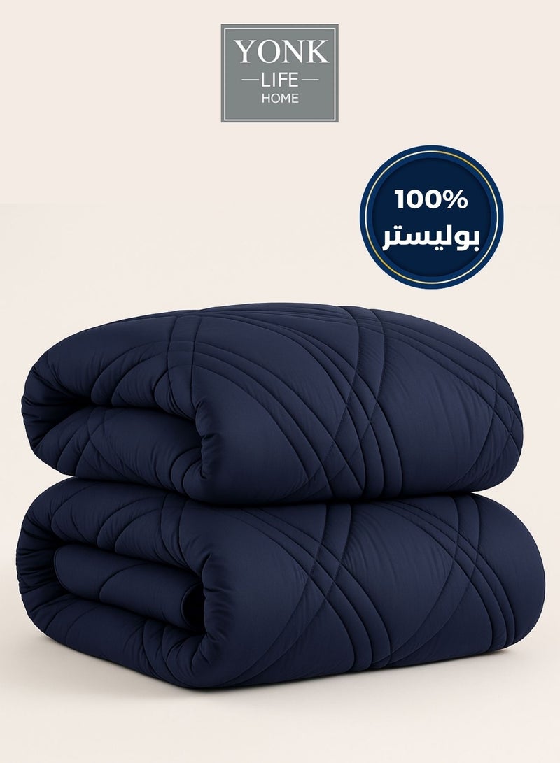 يونك مفرش صيفي مزدوج من ميكروفايبر يناسب سرير بحجم 200 × 200 سم ، 6 قطع - Image 4