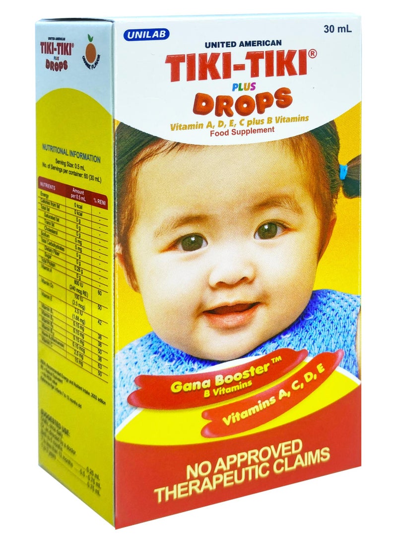 TIKI-TIKI Multivitamins Tiki-Tiki Plus Drops 30ml - Image 1