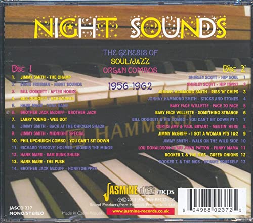 Jasmine Night Sounds - The Genesis Of Soul / Jazz Organ Combos 1956-1962 [ORIGINAL RECORDINGS REMASTERED] 2CD SET - Image 2