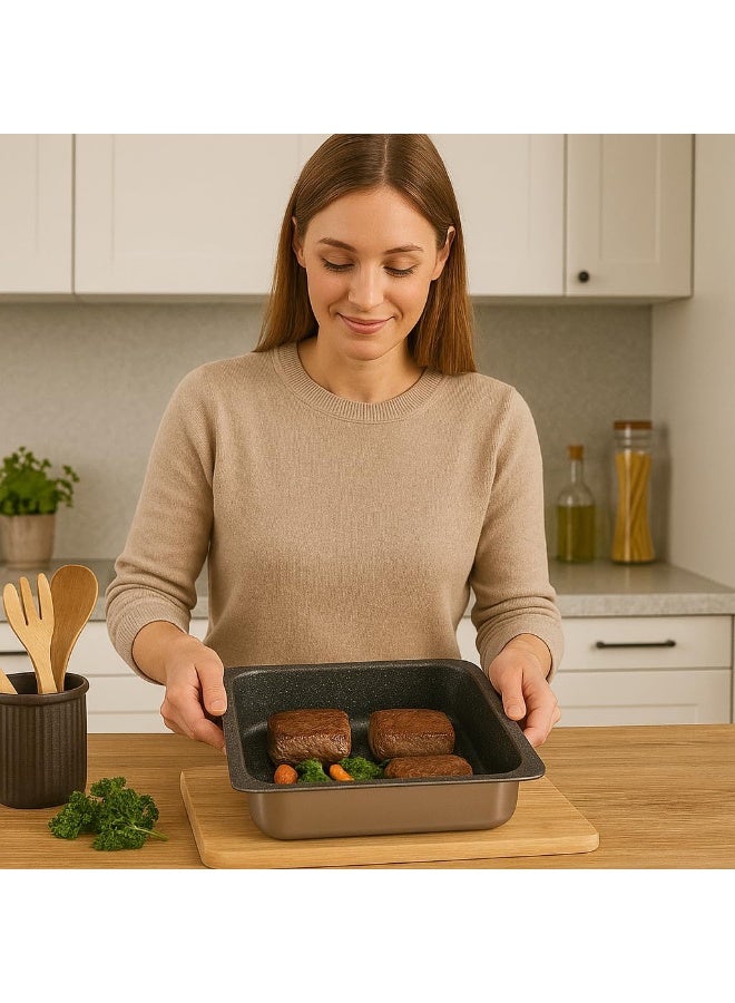 BS B&S Baking Pans "GASTRONORM" 1/2 Size – Durable Stainless Steel Trays - Image 2