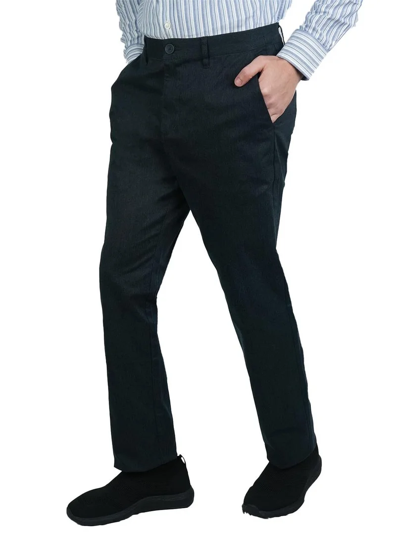 جيوردانو بنطلون رجالي كاكي قطن مطاطي