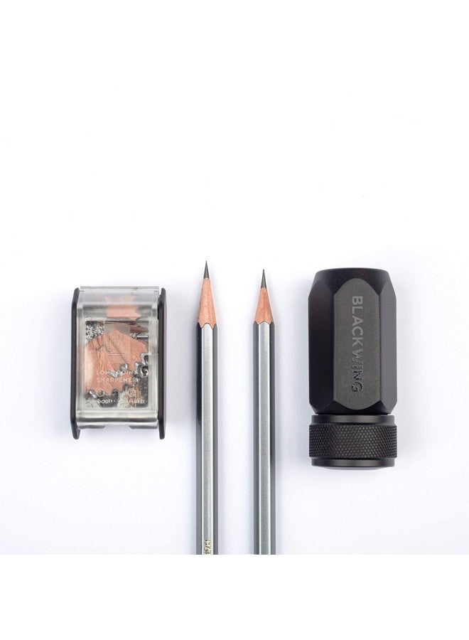 Blackwing Two-Step Long Point Pencil Sharpener, Grey, German Steel Blades, Creates Sharp Long Pencil Point, Pack Of 1 - Image 5